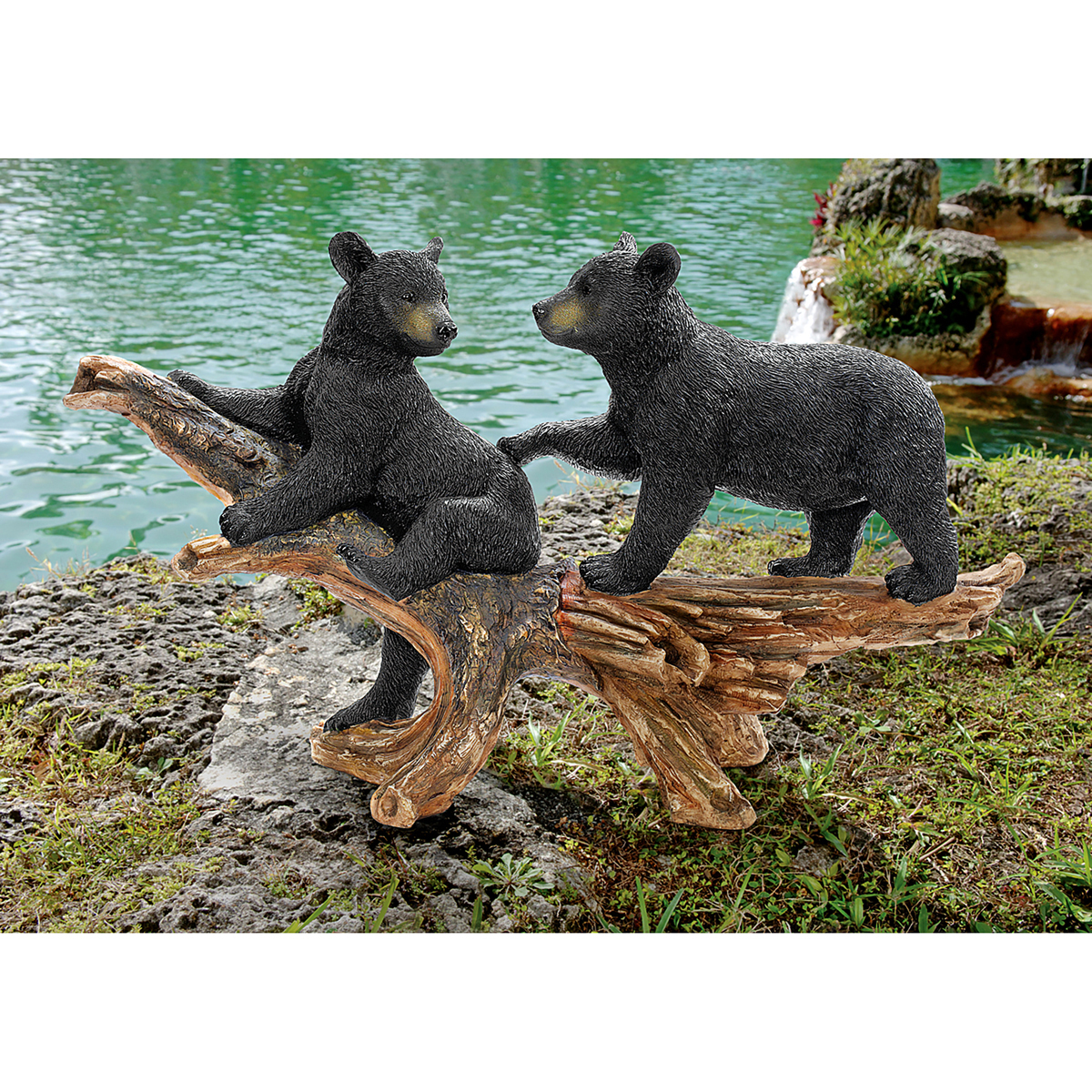 Image Thumbnail for Dt Mischievous Bear Cubs Statue